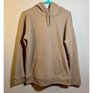 Abercrombie & Fitch Tan Pullover Hoodie • Women’s Size S • New York Logo